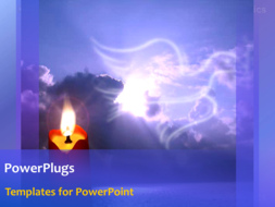 PowerPoint Template - Flying bird background